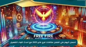 احصل اليوم على أفضل مكافآت فري فاير 2025 مع أحدث أكواد التفعيل